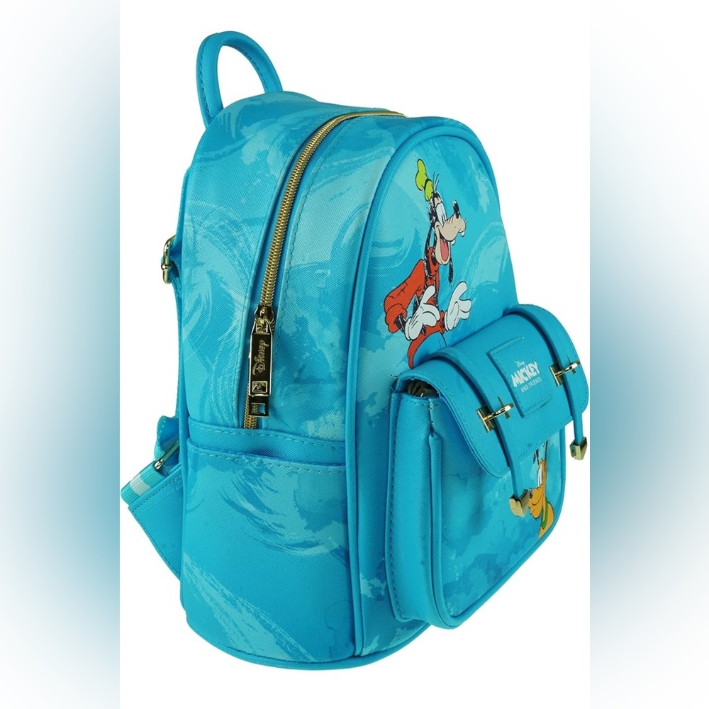 Disney Wonderpop Goofy Vegan Mickey & Friends Mini Backpack - Picture 2 of 6